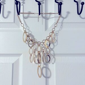 Gold loop necklace.  20 inches.